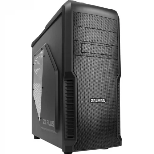 Корпус Zalman Z3 Plus, Mid Tower, ATX/ Micro ATX, без БП, 2x5.25”, 4x3.5”, 1x2.5