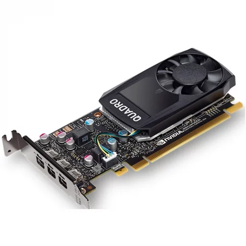 Видеокарта PNY (VCQP400BLK-1) (VCQP400BLK-1) Видеокарта/ VGA PNY NVIDIA Quadro P400, 2 GB GDDR5/64-bit, PCI Express 3.0 x16, 3×mDP 1.4 (3×mDP to DP adapters), 30 W, 1-slot cooler, blk фото 3