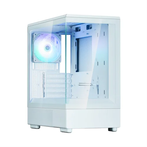 ZALMAN P10, MATX, WHITE, WINDOW, 2x3.5, 3x2.5, 1xUSB TYPE-C, 1xUSB3.0, REAR 1x120mm ARGB (P10 WHITE)
