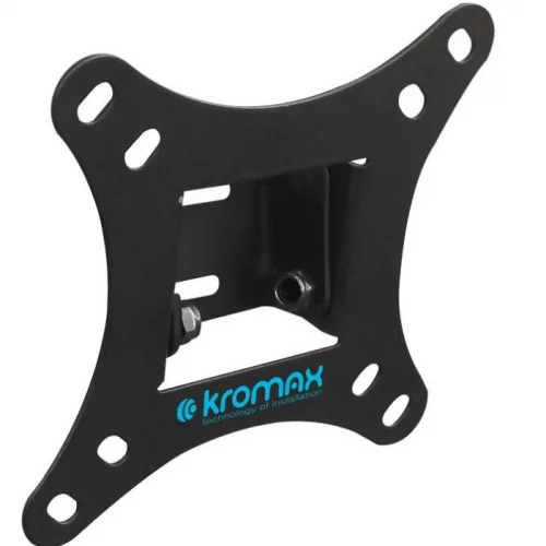 Кронштейн Kromax VEGA-6 new черный для TV 15-32, настенный наклонный, max VESA 100x100, от стены 30 мм, наклон +5-15° (24044)