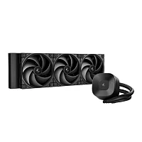 Система водяного охлаждения DEEPCOOL LE360 V2 ZERO DARK LGA1851/1700/1200/115X/AM5/AM4 (6шт/кор,TDP 300W, ARGB PUMP, Anti-Leak edition, PWM, TRIPLE FAN) RET