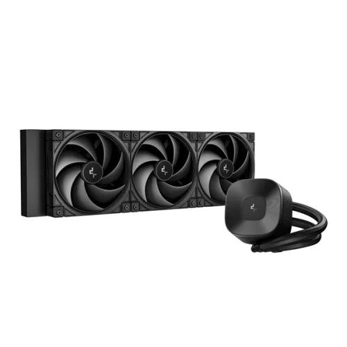 Система водяного охлаждения DEEPCOOL LE360 V2 ZERO DARK LGA1851/1700/1200/115X/AM5/AM4 (6шт/кор,TDP 300W, ARGB PUMP, Anti-Leak edition, PWM, TRIPLE FAN) RET