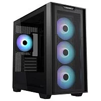 Корпус ASUS A21 PLUS TG ARGB BLACK-SI ARGB FANS/ BLK/ EPS (90DC00H0-B19010)