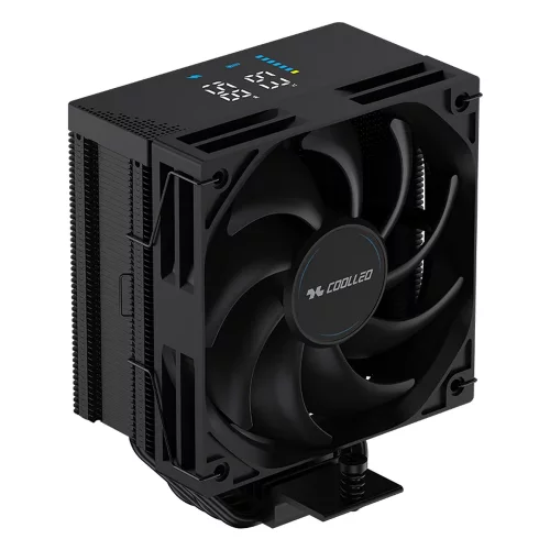 Вентилятор для процессора Coolleo CPU Cooler CL-B40-DIG-BK V2 Intel: LGA 115X/ 1200/ 1700/ 1851 AMD: AM4/ AM5 220W TDP (CL-B40-DIG-BK-V2)