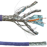 Витая пара Кабель LANMASTER S/ FTP, 4 пары, Кат. 8, 2000 МГц, LSZH, нг(А)-HF, 305 м (LAN-8SFTP-HFLT)