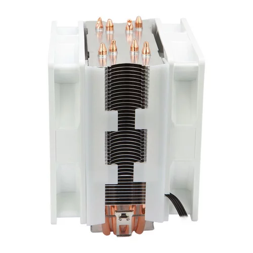 Вентилятор ALSEYE S120D-W Universal, TDP 135W, 2x120FAN, 4 heat pipe, WHITE, PWM, RTL{20} (874265) (AS.01.07.0018) фото 3
