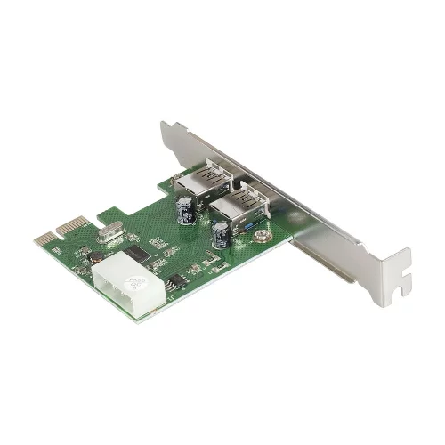 Exegate EX283718RUS Контроллер EXE-319 PCI-E 2.0, 2*USB3.0 ext, разъем доп.питания (OEM) фото 2