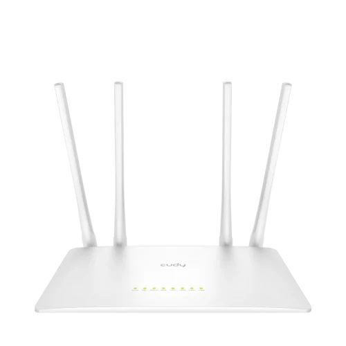 Маршрутизатор/ AC1200 Dual Band Wi-Fi Router, Chipset MediaTek, 802.11ac/a/b/g/n, 867Mbps at 5GHz + 300Mbps at 2.4GHz, 5 x10/100Mbps Ports, WiFi router/AP/ Repeater/WISP Mode,4 5dBi fixed antennas, WPA3, Guest network, WPS, DDNS, (WR1200)