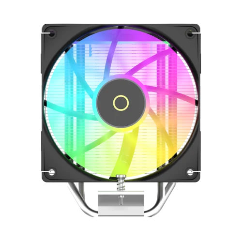 Кулер для процессора Ocypus Delta A40 SE BK ARGB, 120mm ARGB FAN, Top ARGB Panel, 4 HEAT PIPES, 4-PIN PWM, 800-1800 RPM, 31DBA, HYDRO BEARING, LGA115X/1200/1700/18XX, AM4/AM5