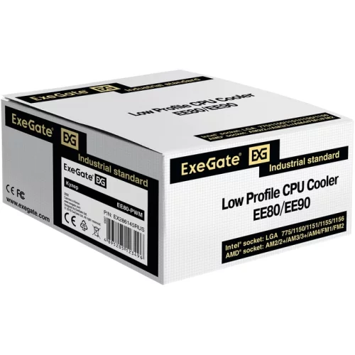 Exegate EX286145RUS Кулер ExeGate EE80-PWM (Al, LGA775/ 1150/ 1151/ 1155/ 1156/ 1200/ 1700/ A­M2/ AM2+/ AM3/ AM3+/ AM4/ FM1/ FM2/ 754/ 9, TDP 65W, Fan 80mm, PWM, 800-2400RPM, Hydro bearing, 4pin, 11-24db, 205г, с те фото 5