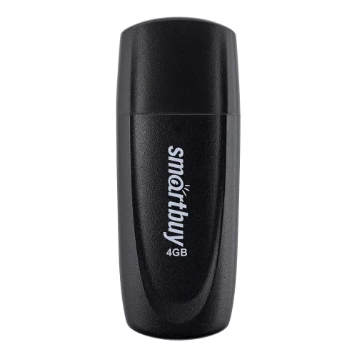 Smartbuy USB Drive 4GB Scout Black (SB004GB2SCK)