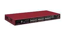 QTECH МПТ Управляемый коммутатор уровня L2+, 24 порта 10/ 100/ 1000BASE-T, 4 порта 100/ 1000BASE-X SFP, встроенный БП, 100-240В AC (QSW-3750-28T-AC-R)