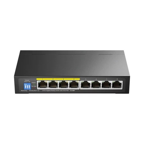 Коммутатор CUDY 8-Port Gigabit PoE+ Switch 60W (GS1008P)
