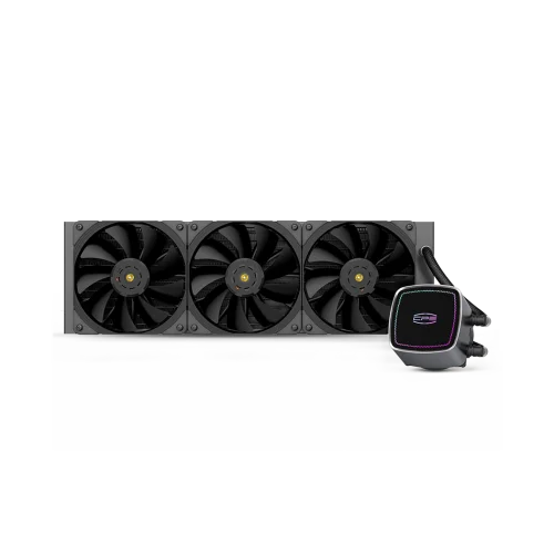 Система охлаждения/ Water Cooling System PCCooler DE360 BK (310W, 360mm, Black, ARGB Pump/ Fans: 3x120mm, 71.86CFM, 33.8dBA, 1850RPM/ Pump height 55mm, 28dBA, 3200RPM, Rad thickness 27mm/ S: 1851, 170