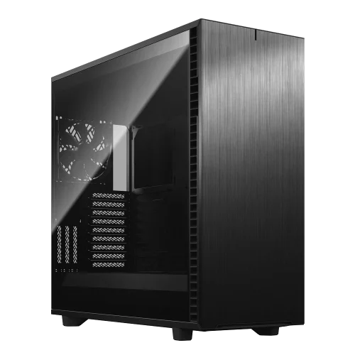 Корпус ПК без блока питания/ Case Fractal Design Define 7 XL TG Dark Tint, Full-Tower, 3x140mm, 2xUSB-A 2.0 + 2xUSB-A 3.2 + 1xUSB 3.2 Type-C EE-ATX, E-ATX, SSI-CEB, SSI-EEB, ATX, mATX, mITX Black (FD-C-DEF7X-03)