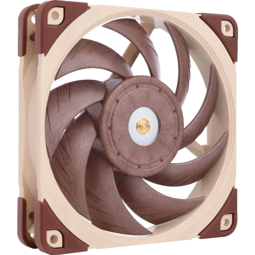 Кулер для корпуса/ Case Cooler Noctua NF-A12x25 5V PWM (120x120x25mm, 4-pin PWM, 56.65CFM, 21.4dBA, 1900RPM, Beige/Brown)