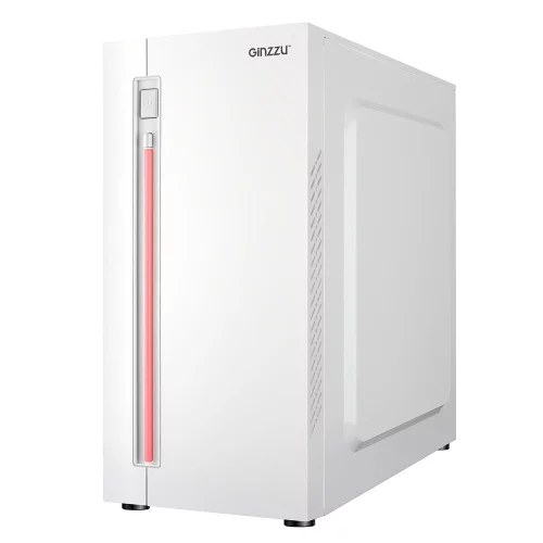 Ginzzu D390 2*USB 2.0,AU White Window фото 2