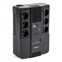 ИБП Бастион SKAT-UPS 600-AI-IN-1x7 {Line-interactive, 600/ 360Вт, USB/ RJ-45, АКБ 1х 7Ач, сверху ЕВРО 3+3, реестр МПТ} (8998) (8998 SKAT-UPS 600-AI-IN-1X7)
