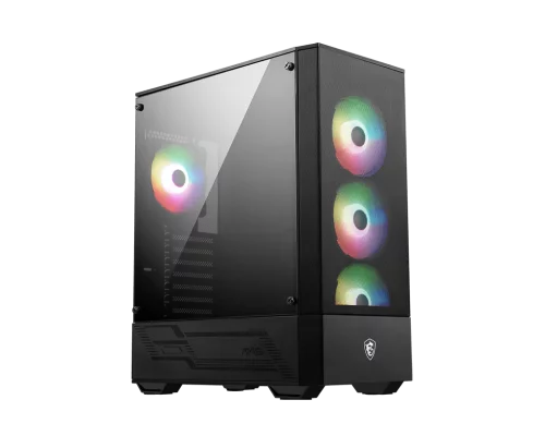 Корпус ПК без блока питания/ Case MSI MAG FORGE 112R, Midi-Tower, TG, 4x120mm ARGB, 2xUSB 3.2, ATX, mATX, mITX Black (306-7G16X26-HH9)