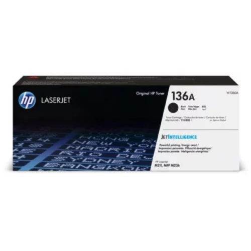 Тонер-картридж/ HP 136A Black Original LaserJet Toner Cartridge (W1360A)