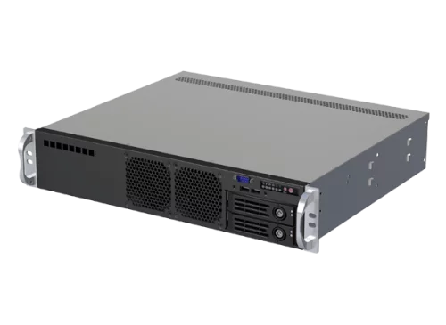 Серверный корпус/ 2U short chassis, rackmount, ATX, Micro-ATX and Mini-ITX mb, 2*3.5