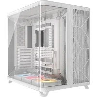 Корпус без блока питания/ Case Corsair AIR 5400 RS-R ARGB, Midi-Tower, TG, 3x120mm ARGB reverse fans, 2xUSB-A 3.2, 1xUSB 3.2 Type-C, E-ATX, ATX, mATX, mITX White (CC-9011319-WW)