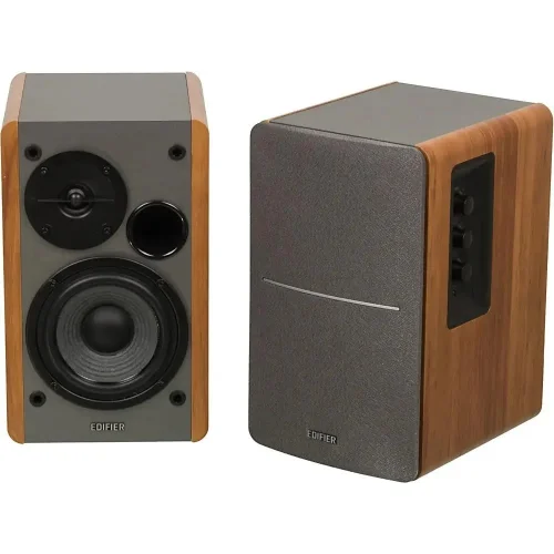 Edifier R1280T Silver/Brown {Активные, 2 x 21W RMS, 75-18000Гц, дерево, пульт ДУ} фото 2