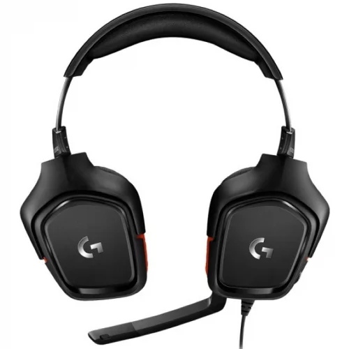 Гарнитура игровая Logitech G332 Wired, Mini jack 3.5 mm, Black-red (981-000757) фото 3