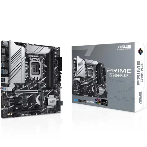 Материнская плата/ MB ASUS INTEL Z890 s1851, 4xDDR5(192GB), 1xPCIe 5.0x16, 3xPCIe 4.0x16, 1xLAN (2.5GbE), Wi-Fi, BT, 6xSATA 6Gb/s, 3xM.2, 1xUSB-C, 7xUSB 3.2, mATX, 90MB1J80-M0EAY0