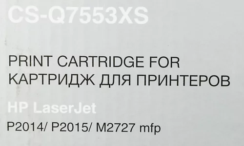 Картридж лазерный Cactus CS-Q7553XS Q7553X черный (7000стр.) для HP P2014/P2015/M2727