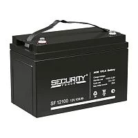 Батарея SECURITY FORCE серия SF, SF 12100, напряжение 12В, емкость 3.3Ач (разряд 20 часов), макс. ток разряда (5 сек.) 50А, макс. ток заряда 26А, свинцово-кислотная типа AGM, клеммы под болт M8, ДxШxВ 330х172х216мм., вес кг., срок службы 8 лет./ Battery