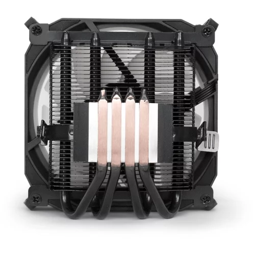 Exegate EX286158RUS Кулер ExeGate Dark Magic EE400XL-PWM.RGB (Al black coating, 4 copper heatpipe, LGA775/ 1150/ 1151/ 1155/ 1156/ 1200/ AM2/ AM2+/ AM3/ AM3+/ AM4/ FM1/ FM2/ 754/ 939/ 940, TDP 125W, Fan 120mm, PWM, фото 5
