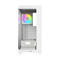 корпус Ocypus Gamma C72 WH ARGB, ATX, USB3.0*1+USB2.0*2, SIDE 3x120mm ARGB, REAR 1x120mm ARGB