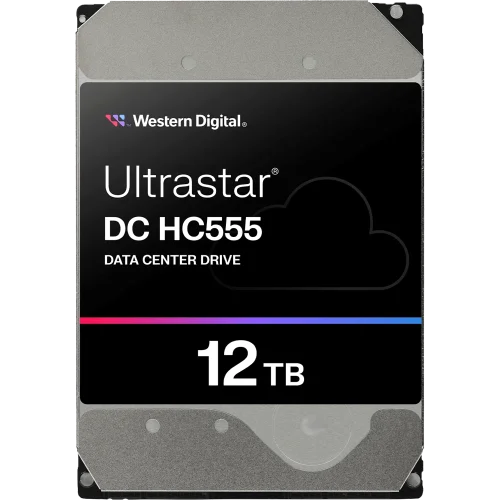 Жесткий диск/ HDD WD SAS 12Tb Ultrastar DC HC555 7200 12Gb/ s 512Mb 1 year warranty (WUH722012CL5204)