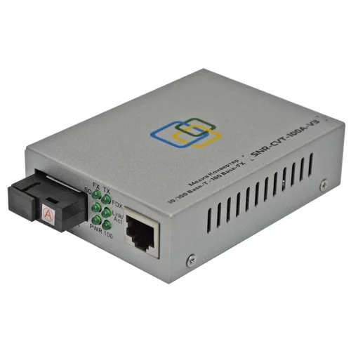 Медиаконвертер/ Медиаконвертер 10/100Base-T / 100Base-FX, Tx/Rx: 1310/1550нм, V3 (SNR-CVT-100A-V3)