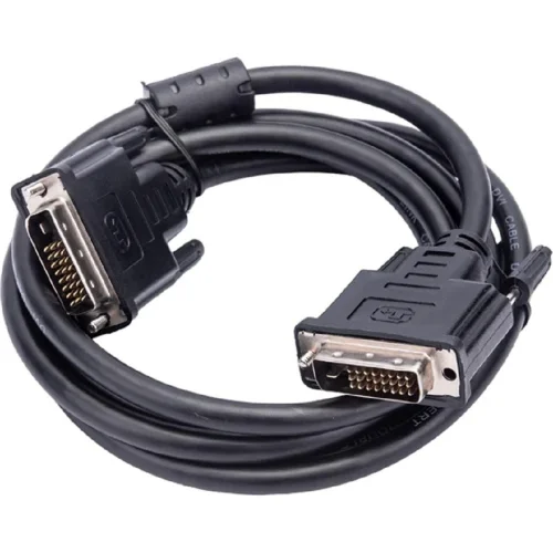 Кабель DVI-D dual link Gembird/ Cablexpert , 25M/ 25M, 1.8м, черный, экран, феррит.кольца, пакет(CC-DVI2-BK-6) фото 3