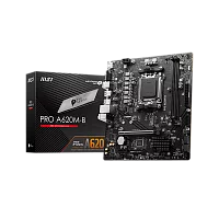 MSI PRO A620M-B A620, AM5, 2*DDR5, 1*PCIEx16, 1*PCIEx1, 1*M.2, 6*USB3.2Gen1, 6*USB2.0, 4*SATA3.0, 2.5G, VGA, HDMI, M-ATX, RTL
