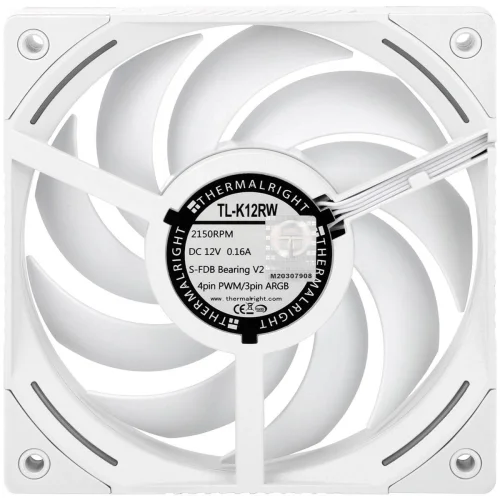 Thermalright Вентилятор TL-K12RW / Reverse / ARGB / 120mm PWM / TRTLK12RW