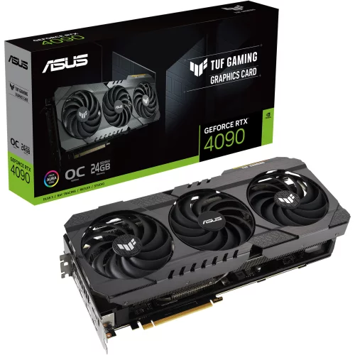 Видеокарта ASUS RTX4090 TUF GAMING OC 24GB GDDR6X 384bit 3xDP 2xHDMI 3FAN RTL [TUF-RTX4090-O24G-OG-GAMING] (90YV0IY3-M0NA00)