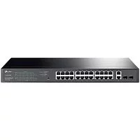 Коммутатор/ 28-Port Gigabit Easy Smart Switch with 24-Port PoE+ (TL-SG1428PE)