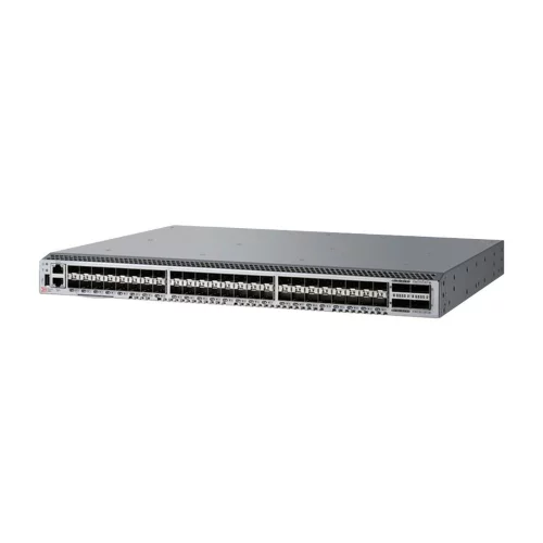Коммутатор Brocade G620 64-port FC Switch, ALL 64 port licensed (48x SFP+, 4x QSFP+), included 64x FC 32Gb SWL SFP transceivers, Enterprise Bundle License, FOS 9.1.1, 2x PS 250W, Port Side Exhaust Air Flow, Rackrails Kit (BR-G620-64-32G-R)