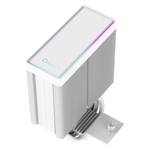 Кулер для процессора Ocypus Gamma A40 WH ARGB, 100mm ARGB FAN, Top ARGB Panel, 4 HEAT PIPES, 4-PIN PWM, 600-2400 RPM, 29DBA, HYDRO BEARING, LGA115X/1200/1700/18XX, AM4/AM5 фото 6