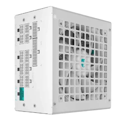 Блок питания Deepcool GAMERSTORM PQ1000G WH (ATX 3.1, 1000W, Full Cable Management, 120mm fan, 80+ GOLD, Active PFC + Half Bridge + DC/DC, Full Japanese Capasitors, Gen5 PCIe, белый) RET (R-PQA00G-FD0W-WGEU-V1) фото 3