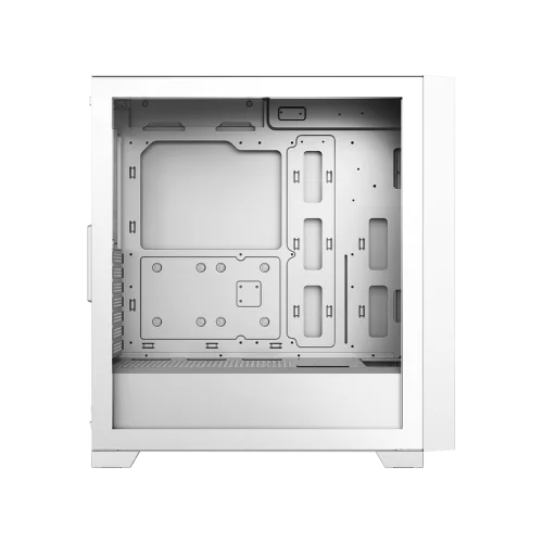 Корпус без блока питания/ Case PCCooler C3D510 WH, Midi-Tower, TG, Mesh, no fans, 2xUSB-A 3.0, E-ATX, ATX, mATX, mITX White фото 3