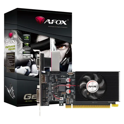Видеокарта Afox GT240 1GB DDR3 128bit VGA DVI HDMI 1FAN LP RTL (AF240-1024D3L2-V3)