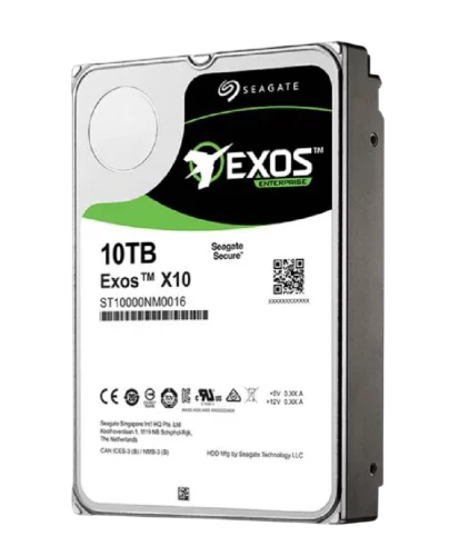 Жесткий диск/ HDD Seagate SAS 10Tb Exos X10 12Gb/ s 7200 rpm 256Mb DC20+ 1 year warranty (replacement ST10000NM003B, ST10000NM018B, ST10000NM002G) (ST10000NM0206)