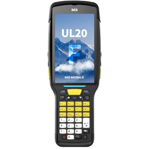 Терминал сбора данных M3 Mobile US20W Android 10.0 GMS, WVGA, WiFi, SE4850 2D Long Range Imager , Rear Camera, BT, GPS, NFC(HF), 4G/ 64G, 42-Key, EXT Battery, Bullet Proof Film, Hand Strap (S20W0C-QLCWSE-HF)