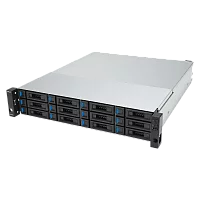 Серверная платформа/ ASUS VS320D-RS12-D1712154Z, 2U, Intel Xeon 64-bit 4-core, 4x DDR4 ECC DIMM, 12 x 2.5" SATA/ SAS hsb, 1x 1GbE RJ45 LAN Port, 2x 12Gb/ s SAS Wide Port, 1+1 850W (90SF03V1-M00830)