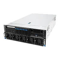 Серверная платформа/ ASUS ESC8000-E12P, 4U, 2 x LGA4710 350W, 32x DDR5 6400, 8 x 2.5" hsb NVMe, 2x M.2 (Gen 5 x4 22110), 8x PCIe x16 for dual-slot GPU, 5x PCIe x16 for NIC/ BlueField-3, 1x PCIex 16, (90SF0411-M00L20)