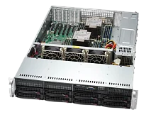 Серверная платформа/ SYS-621P-TRT (bundle6): 2U / 2x LGA-4677 / 16x DDR5 RDIMM / 8x3.5 SATA/SAS*/NVME* / 4 PCIe 5.0 x16 LP / 2 PCIe 5.0 x8 LP / 2x PCIe 4.0 x2 NVMe M.2 / 2-Port 10GbE RJ45 / TPM / 2x 1